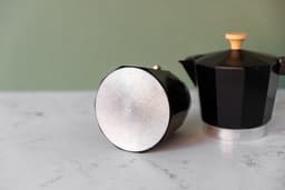 La Cafetière Venice Aluminium espressomaker met koelblijvende handgreep en knop — thumbnail 4