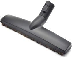 WiseGoods Premium Paarden Haar Parketborstel Geschikt Voor Miele - Stofzuiger Opzetborstel Vloer - Borstel Stofzuigers Zwart 35mm