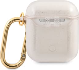 Guess TPU Glitter Case AirPods 1 - AirPods 2 Goud — thumbnail 2