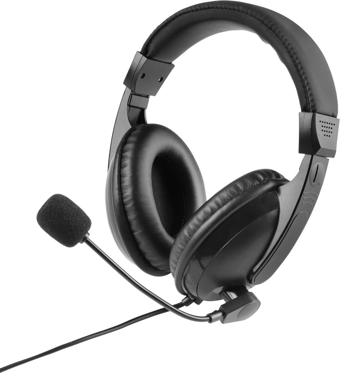 Q-Link koptelefoon – met microfoon – bedraad – 3.5 mm – zwart — afbeelding 1