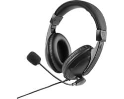 Q-Link koptelefoon – met microfoon – bedraad – 3.5 mm – zwart