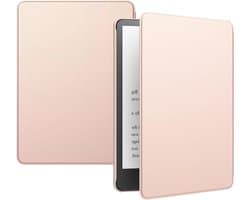 Lichtgewicht Shell Cover met Auto Wake/Sleep voor Kindle Paperwhite 2021, Rose Gold Kleur, Beschermhoes voor 11e Generatie E-reader met 6.8" Scherm.