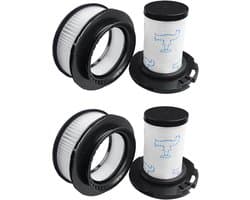 Filter - 4-pack - geschikt voor Rowenta X-Force Flex 11.60 12.60 14.60 15.60 Animal RH9878 RH9898 RH9958 RH99F1 stofzuiger, 2 pre-motorfilters + 2 post-motorfilters, vervanging ZR009007 ZR009008