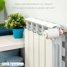 Slimme slimme thermostaatkop voor radiatoren met Zigbee Bridge, app- en spraakbesturing — thumbnail 2