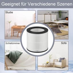 HEPA-vervangingsfilter - geschikt voor Philips FY0611/30 - AC0650 - AC0651/10 luchtreiniger - Wit — thumbnail 3