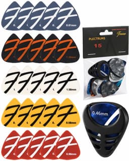 Finesse Nylon Plectrum voor Gitaar - 30 Stuks - met Plectrum Houder - Plectrums - Guitar Pick — thumbnail 1