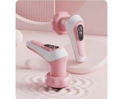 Massagebal - Massage Apparaat met 5 Verwisselbare Koppen - Huidverstevigend - Elektrisch Shiatsu Massage Apparaat voor Nek - Schouder - Rug - Voeten - Hele Lichaam - Perfect Moederdag Cadeau