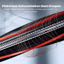 JONR X1 Max All-in-One Robotstofzuiger, Uitschuifbare dubbele armen met 20 kPa zuigkracht, 75 ℃ dynamische heetwaterreiniging + 45 ℃ heteluchtdroging, Klitvrije haarverwijdering, AI-obstakelvermijding — thumbnail 3