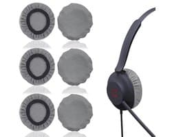 Rekbare hoofdtelefoonafdekkingen - 6 stuks wasbare hoezen voor 9 tot 11 cm hoofdtelefoons - Bescherm tegen vuil en stof
