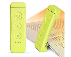 Oogvriendelijke leeslamp met 3 kleuren en 5 dimbare helderheden voor boekenliefhebbers