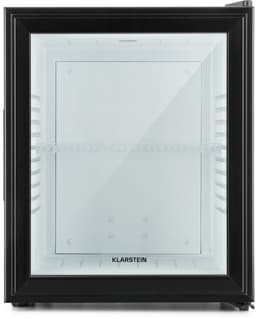 Klarstein Minibar Barmodel Koelkast - 24 Liter - glas - 0dB - Zwart - Minikoelkast - 5-15°C - voor Hotelkamer voor Kantoor - Stil Compact - Mini Fridge Kleine Koelkast Hotelkoelkast Drankkoeler Compact Koelkast — thumbnail 1