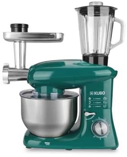 Keukenmachine met 7 accessoires voor veelzijdig koken - Groen - 6 Liter — thumbnail 1