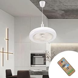 Moderne Inbouw Ceiling Fan met Verlichting 36W voor Binnengebruik - Mini Ventilator met LED Lamp voor Slaapkamer, Woonkamer en Keuken — thumbnail 2