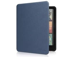 Slanke Beschermhoes voor 7-Inch Kindle Paperwhite 12e Gen 2024 en Colorsoft Signature Edition - Blauw met Auto Sleep/Wake