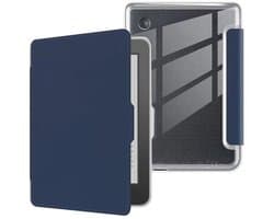 Ultra Clear Soft Flexible TPU Case for 6 inch E-reader with Auto Sleep/Wake - Dark Blue