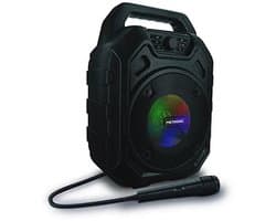 Draagbare Bluetooth-luidspreker met LED-lamp, 45 W, USB, micro-SD, AUX, microfooningang en FM-radio