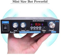 HiFi versterker met Bluetooth 5.0, mini audio versterker voor thuisbioscoop en karaoke — thumbnail 4