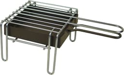Kleine Vierkante Tafelgrill - Gegalvaniseerd Staal — thumbnail 1
