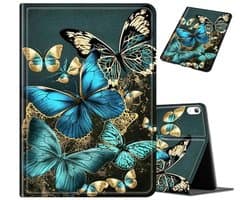 Beschermhoes voor iPad Mini 7/6 Gen - Schokbestendige Standcase met Auto Sleep/Wake en Multi-Angle Stand