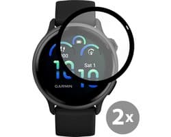 Cazy screenprotector geschikt voor Garmin Vivoactive 6 - 2 stuks - Gehard Glas