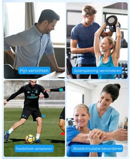 White-Label® Massage Gun Professioneel - Massage Apparaat - Theragun - Zwart — thumbnail 3