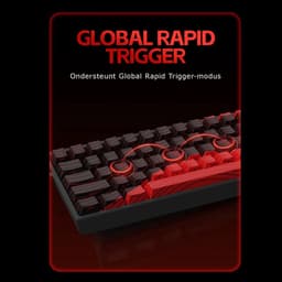MADLIONS MAD 60 HE RGB - Gaming Keyboard (Toetsenbord) - 60% - 8KHz - 0.04mm Rapid Trigger - Magnetisch - RGB - 61 Toetsen - Side-Printed - Zwart — thumbnail 5
