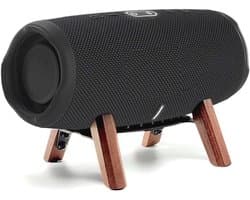 Houten Standaard voor Draagbare Bluetooth Luidsprekers - Stevige Houten Houder voor Charge 3, 4, 5, 6 en Flip 4, 5, 6