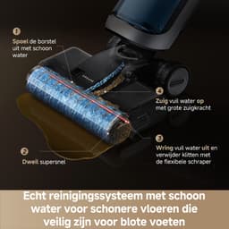 Dreame Stofzuiger H14 DUAL - Wet and Dry - Draadloze Nat- en Droogzuiger – Automatisch zelfreinigend – Tot 75 min autonomie – LED-weergave & vuildetectie – Voor harde vloeren & huisdieren- 5-in-1 Nat & Droog - 60°C Heet Water — thumbnail 5