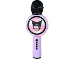 Kuromi - draadloze karaoke microfoon voor kinderen - oplichtend LED display - speaker - stemvervorming