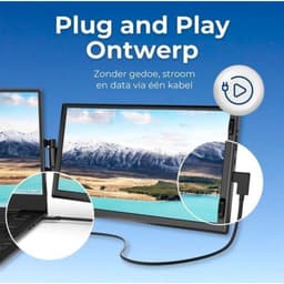 Portable Monitor - Draagbare Scherm - Uitbreider - Full HD — thumbnail 4