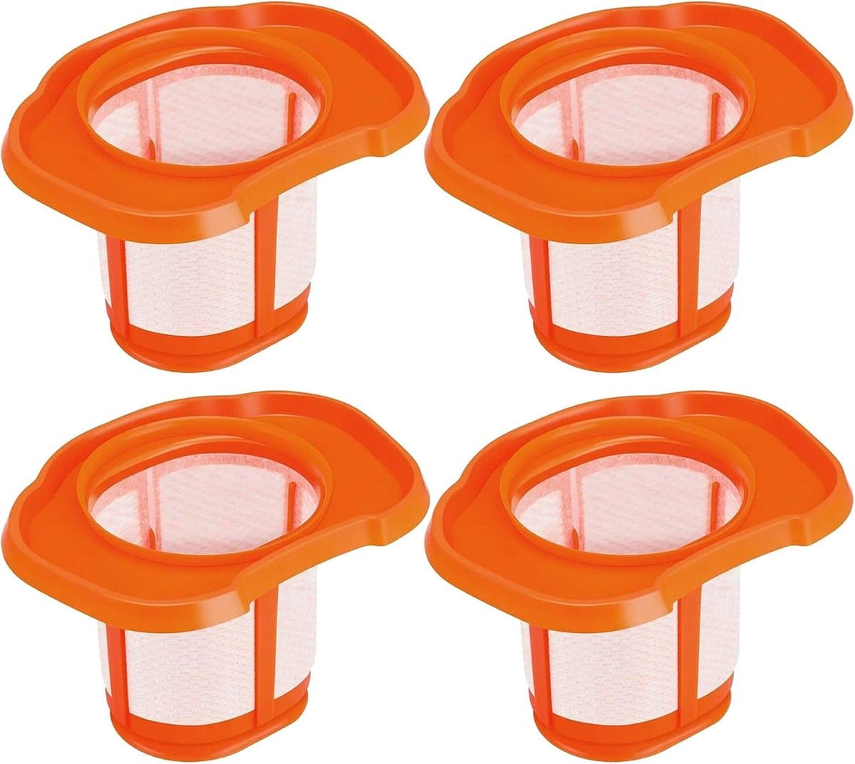 4 stuks - Stof Filter - Geschikt voor Black & Decker BHHV520BT BHHV520BFP BHHV320B BHHV320J BHHV520BF BHHV520JF - Filteraccessoires - Stofzuigerfilters vervangende accessoire - Wasbaar - Stofzuiger Onderdelen — afbeelding 1