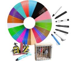 Filament voor 3D-printpen - 20 kleuren, 1,75 mm, 100 meter