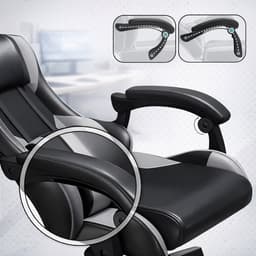 Bayt Gamestoel - Gaming Chair - Gamingstoel - Ergonomische Bureaustoel - Zwart - Verstelbaar — thumbnail 8