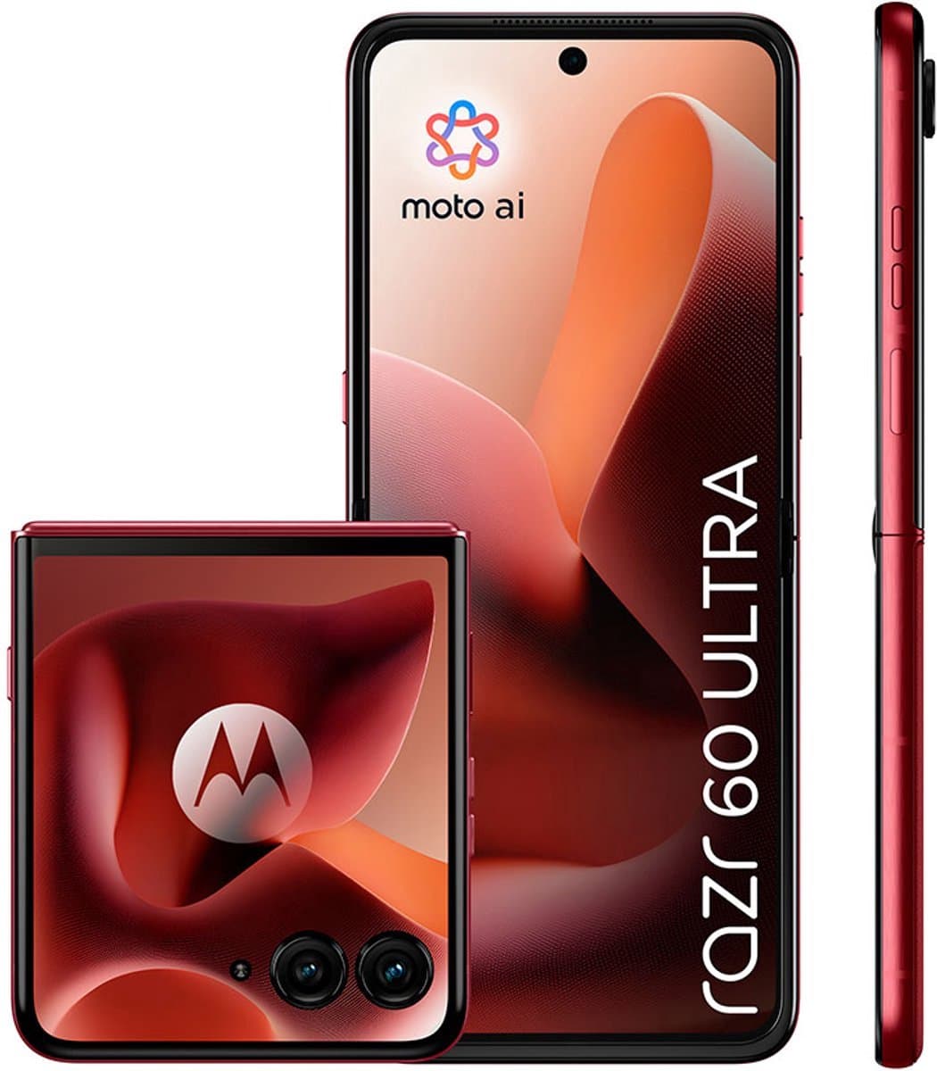 Motorola Razr 60 Ultra - 512GB - Pantone Rio Red — afbeelding 1