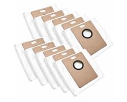Vervangende Onderdelen - Stofzakken - 10 stuks - Compatibel met Tapo RV20 Max Plus/Tapo RV20 Max/Tapo RV30 Max Plus/Tapo RV30 Max Robotstofzuiger - Accessoire