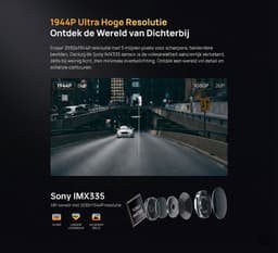DDPAI Z40 - Dashcam voor Auto - 3K Camera - Nachtvisie - 170 graden kijkhoek - GPS - G-sensor — thumbnail 2