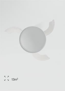 Plafondventilator met afstandsbediening, timer en LED-verlichting - 91 cm, 6 snelheden, intrekbare vleugels, zomer-winterfunctie — thumbnail 4