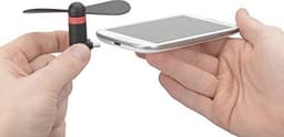 Kleine, stille ventilator met micro-USB-aansluiting | Compact en effectief voor onderweg — thumbnail 1