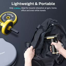 Compacte Massage Gun – 4 Verwisselbare Koppen, 6 Snelheden, USB‑C Snelladen – Compact & Stil — thumbnail 2
