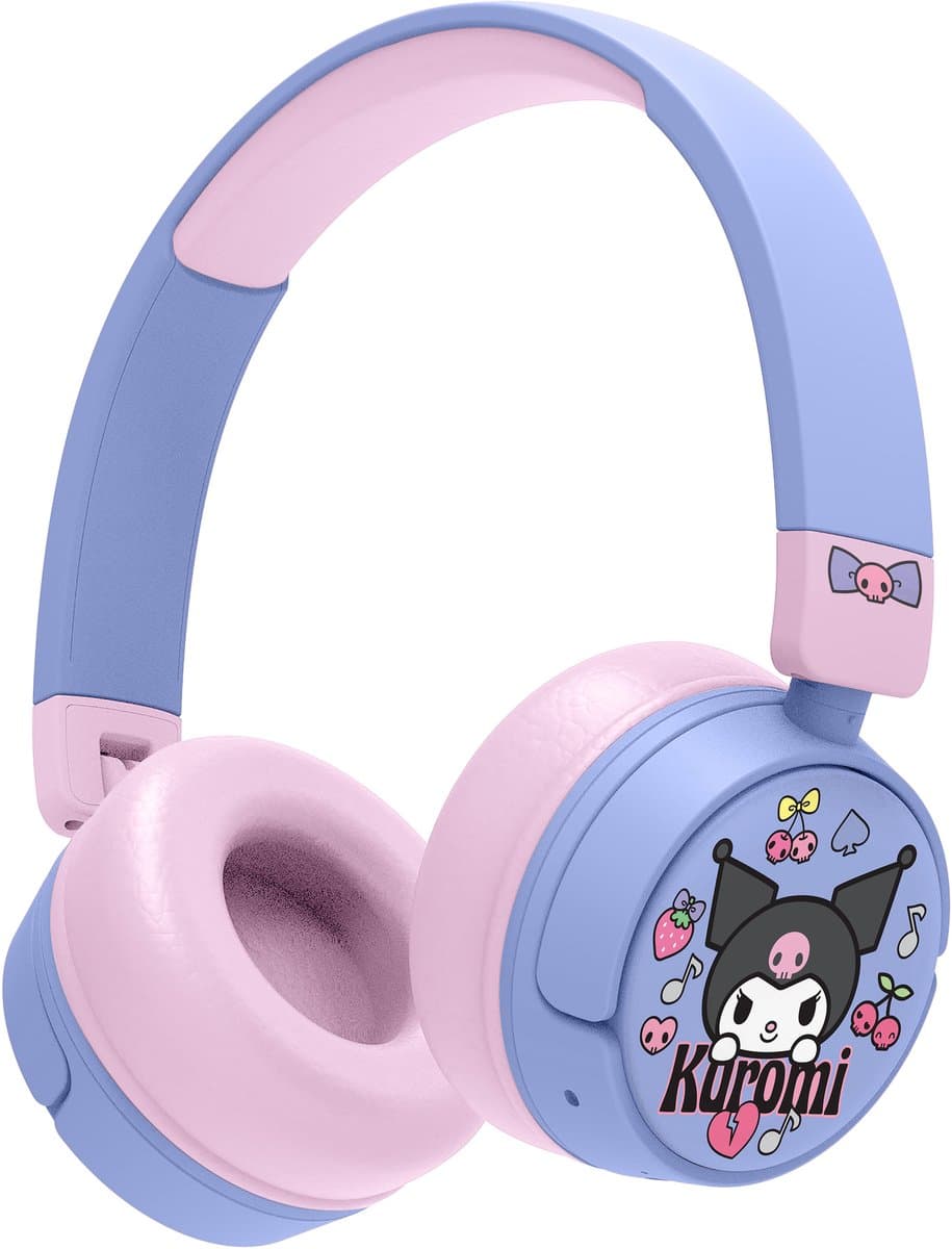 Kuromi - draadloze kinderkoptelefoon - volumebegrenzing - lange batterijduur - microfoon - opvouwbaar - bluetooth — afbeelding 1