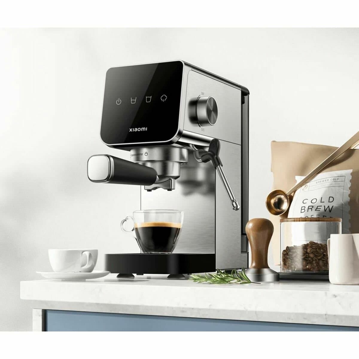 Express Manual Coffee Machine Xiaomi Silver — afbeelding 1