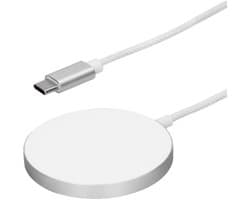 Mobiparts Wireless Charge Pad Aluminum 25W - Wit