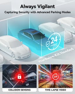 Redtiger F8 dashcam - Front 4K Resolution - 5GHz wifi - GPS - -Night Vision -Parkeermodus - G-sensor - 3,18 inch touchscreen - Dashcam voor in de auto — thumbnail 3