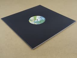 10 Stuks LP kartonnen buitenhoezen zwart (GOEDE KWALITEIT, 300gr karton) met 2 middengaten - hoezen, platenhoezen, beschermhoes, cardboard sleeve, outer cover, maxi-singles, lps vinyl platen, 12", 12 inch — thumbnail 5