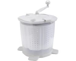 Allecta - Draagbare Handmatige Wascrank voor Kleine Kledingstukken - Ideaal voor Kamperen, Studentenkamers en Appartementen - Nordic Grey