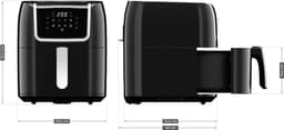VERTENZ Taste 70 AIRFRYER SMART vetvrije friteuse Kom 7,7 l — thumbnail 5