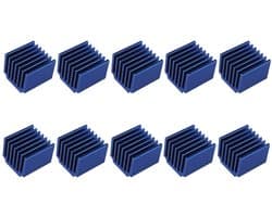 10 Stuks 3D Printer Heatsinks voor Stapmotor Drivers – Geweldig Warmteafvoer