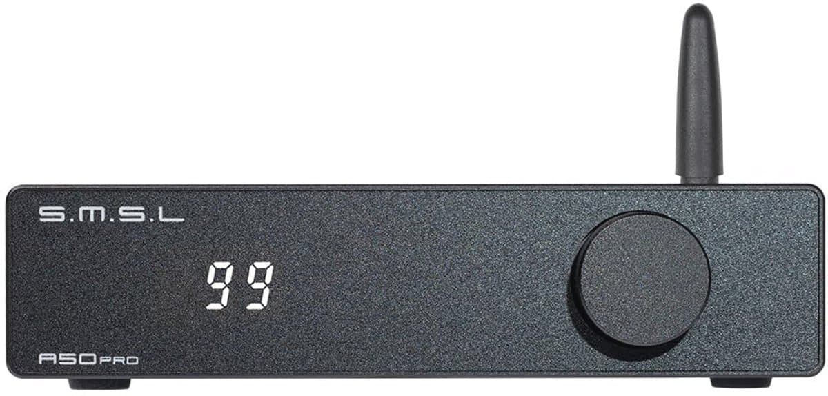 HiFi-versterker met hoog/laagdoorlaatfilter en Bluetooth 5.0 - 2.1-kanaal systeem — afbeelding 1