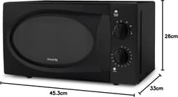 Compacte Magnetron 20 Liter - 700W Vermogen - Met Ontdooifunctie — thumbnail 4