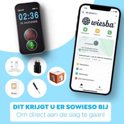Wiesba WB61S - Personenalarmering - GPS Alarmknop Ouderen - GPS SOS-knop senioren - Alarm ouderen - GPS SOS-knop Alzheimer - Valdetectie — thumbnail 4